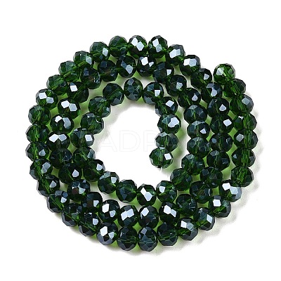 Electroplate Glass Beads Strands EGLA-A044-T6mm-A24-1