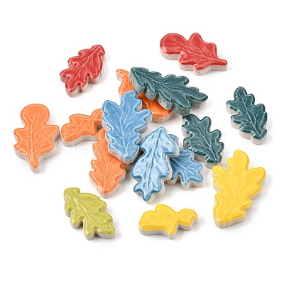 Autumn Oak Leaf Ceramic Mosaic Tiles PR-CBA4734-05-1