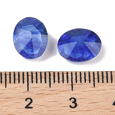 Blue Watermelon Stone Glass Cabochons G-C146-02H-1