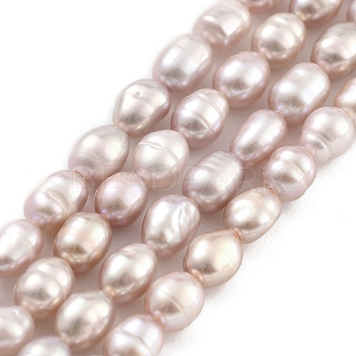 Natural Cultured Freshwater Pearl Beads Strands PEAR-P062-05B-1