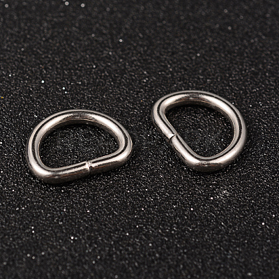 Tarnish Resistant 304 Stainless Steel D Rings X-STAS-M251-02-1