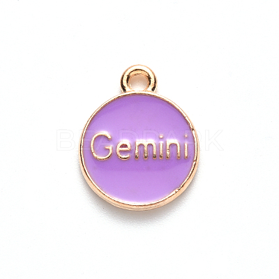 Alloy Enamel Pendants X-ENAM-S124-01A-01I-1