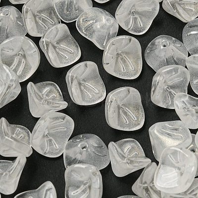 Electroplated Glass Beads GLAA-G119-01I-1