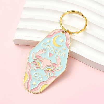Alloy Enamel Keychains KEYC-YW00224-10-1