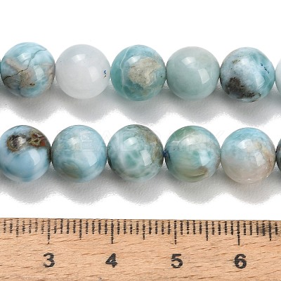 Natural Larimar Beads Strands GG-D001-A01-1
