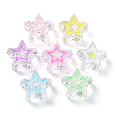Transparent Acrylic Beads OACR-A029-05-1