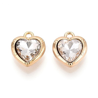 Alloy Rhinestone Charms PALLOY-T092-23G-01-1