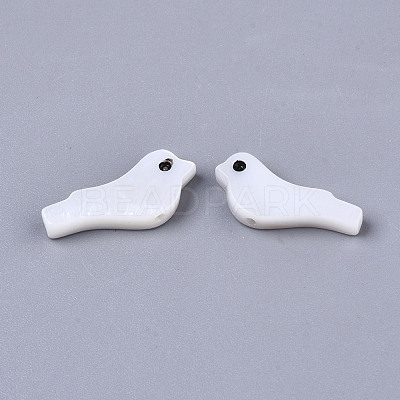 Natural Freshwater Shell Beads SSHEL-R049-02-1