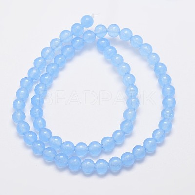 Natural & Dyed Malaysia Jade Bead Strands X-G-A146-6mm-A20-1