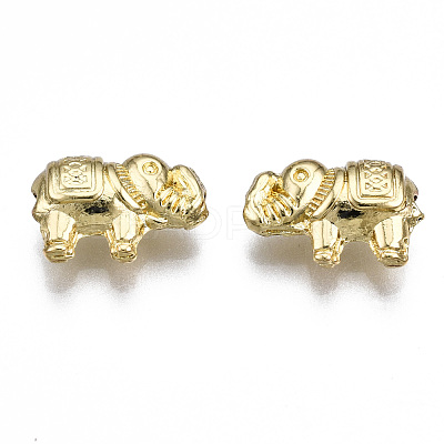 Rack Plating Alloy Beads PALLOY-T077-133LG-RS-1