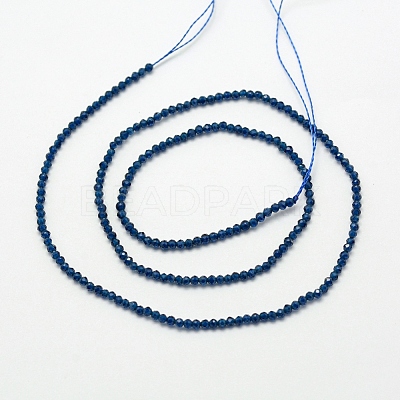 Faceted Synthetic Quartz Beads Strands G-F507-01C-1