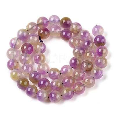 Dyed Natural White Jade Beads Strands G-T138-8mm-210-27-1