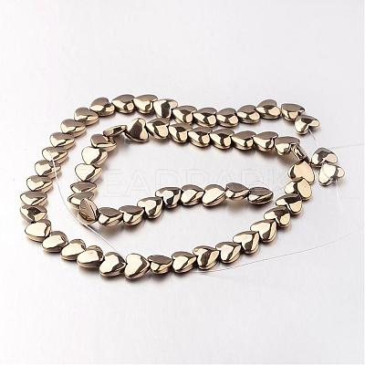 Electroplate Non-magnetic Synthetic Hematite Bead Strands G-F300-22B-06-1