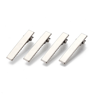 Iron Flat Alligator Hair Clip Findings IFIN-S286-34mm-1