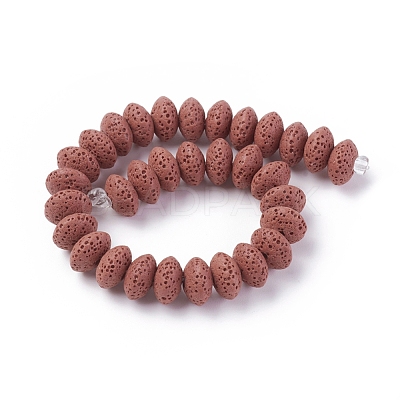 Natural Lava Rock Beads Strands G-F671-01B-10-1