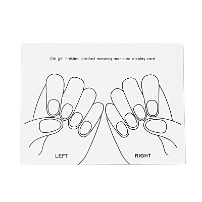 Paper Manicure Display Cards LS-DIY-B062-01A-1
