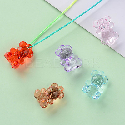 Transparent Acrylic Pendants TACR-S151-001-1