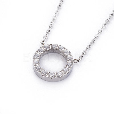 304 Stainless Steel Pendant Necklaces X-NJEW-F264-28P-1