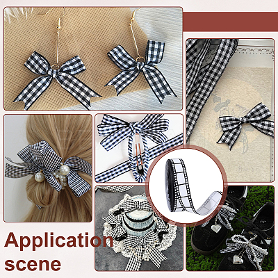Polyester Ribbons SRIB-WH0011-436B-1