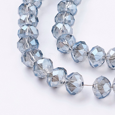 Electroplate Glass Beads Strands LS-EGLA-D020-10x8mm-59-1