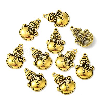 Tibetan Style Alloy Pendants TIBEP-EA314Y-AG-FF-1