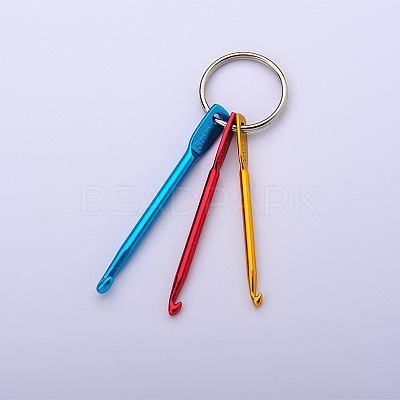 Aluminum Crochet Hooks Keychain PW22062533516-1