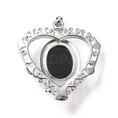 Natural Obsidian Pendants G-I322-04P-02-1