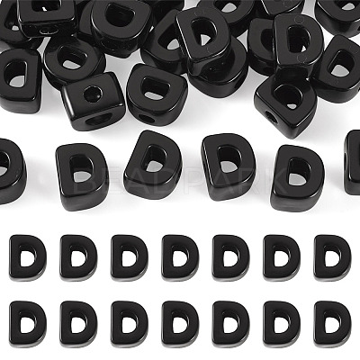 Acrylic European Beads OACR-TAC0013-14D-1