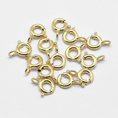 925 Sterling Silver Spring Ring Clasps STER-K167-076D-G-1
