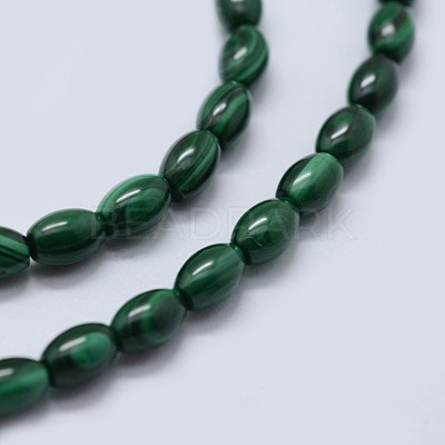 Natural Malachite Beads Strands G-F571-21-B-1