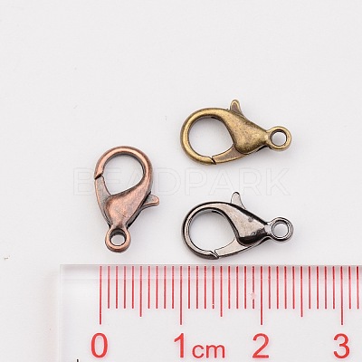 1 Box 120PCS 6 Colors Zinc Alloy Lobster Claw Clasps PALLOY-JP0004-NF-1