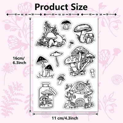 PVC Plastic Clear Stamps DIY-WH0439-0047-1