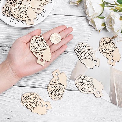 Undyed Wood Big Pendants WOOD-PH0008-35-1