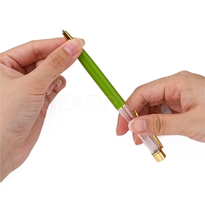 Creative Empty Tube Ballpoint Pens AJEW-L076-AM-1
