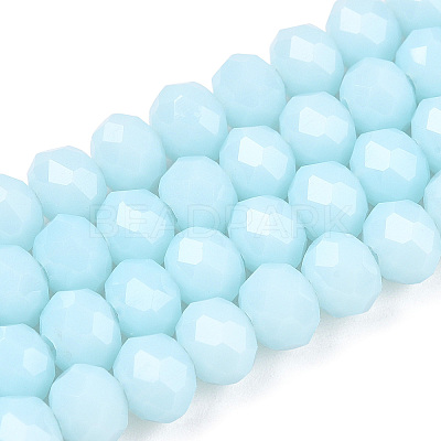 Opaque Solid Color Glass Beads Strands LS-EGLA-A034-P2mm-D06-1