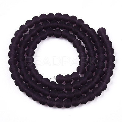 Transparent Glass Beads Strands LS-GLAA-T032-T4mm-MD03-1