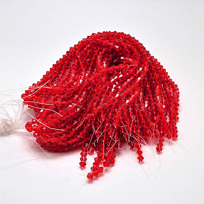 Transparent Glass Beads Strands EGLA-A039-T2mm-D14-1