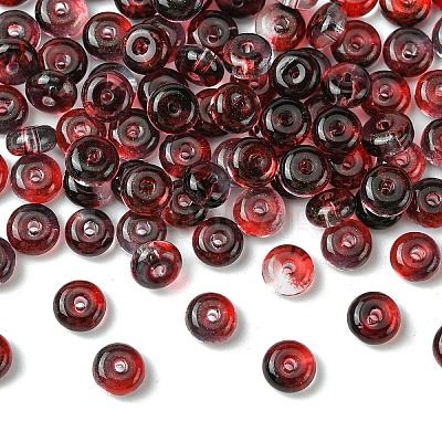 111Pcs Electroplate Transparent Colours Rainbow Glass Seed Beads SEED-YW0002-93J-1