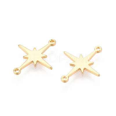 Brass Connector Charms KK-N263-112G-1