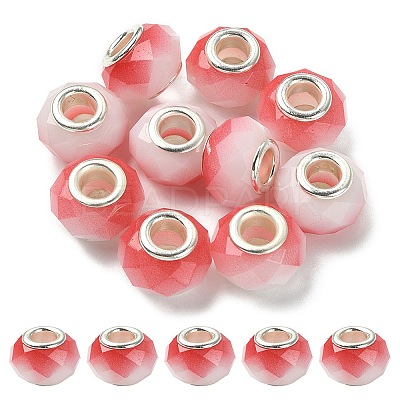 Glass European Beads GPDL-YW0001-02E-1