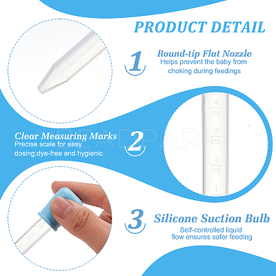 100Pcs Silicone PE Droppers DIY-GO0002-98-1
