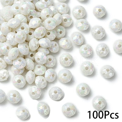 Opaque Acrylic Beads MACR-YW0003-55E-1