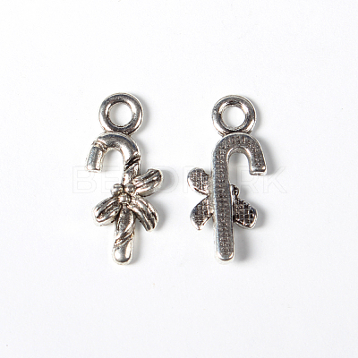Tibetan Style Alloy Pendants TIBEP-GC109-AS-RS-1