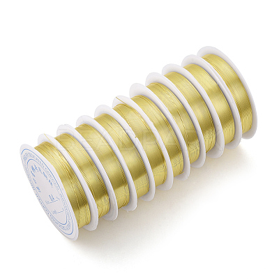 Round Copper Jewelry Wire X-CWIR-Q006-0.7mm-G-1