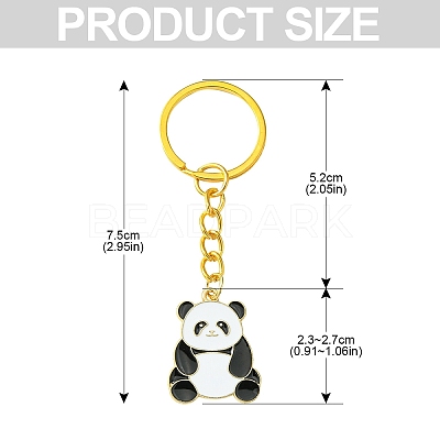 Alloy Enamel Keychain KEYC-YW00021-01-1