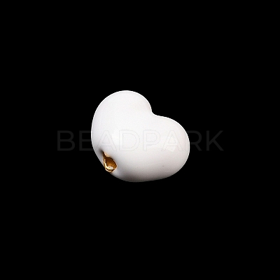 Brass Enamel Beads KK-G541-01J-1