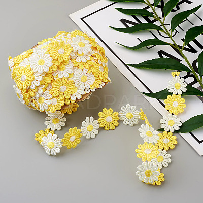 Colorful Polyester Lace Trim OCOR-TA0001-34H-1