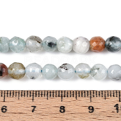 Dyed Natural White Jade Beads Strands G-T139-6mm-60-23-1
