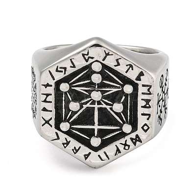 304 Stainless Steel Ring RJEW-B055-01AS-04-1