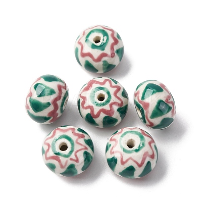 Handmade Porcelain Beads PORC-Q004-01D-1